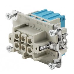 CONECTOR INDUSTRIAL WEIDMÜLLER HDC HEMBRA6 FQT