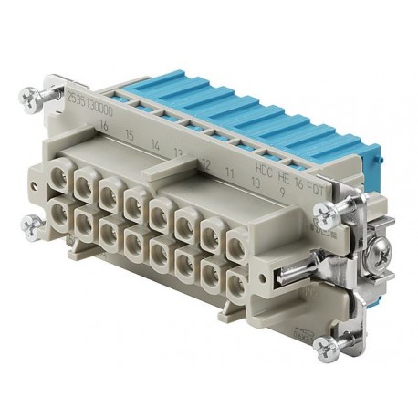 CONNECTOR INDUSTRIAL WEÏDMULLER HDC HE16FQT HEMBRA