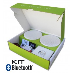 Kit de sonido con mando bluetooth y FM + 2 altavoces 3″ DOYSON