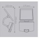 Proyector LDV solar c/sensor