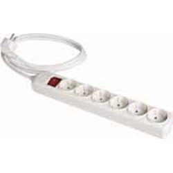 Base múltiple con cable e interruptor