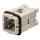 Conector clavija macho Weidmüller 1498100000 3P+T