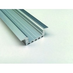 Perfil de extrusión de aluminio empotrar U-8 CONALUX